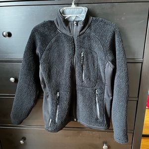 Columbia black fleece size S